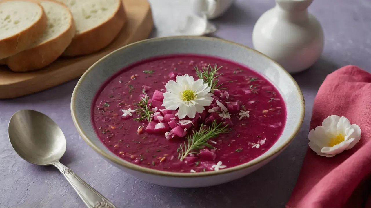 Refreshing Healthy Beet Soup: A light summer soup for a slim figure - MealWings