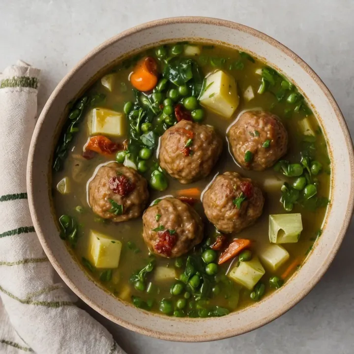 Aromatic meatball soup: a warming lunch for the whole family - MealWings