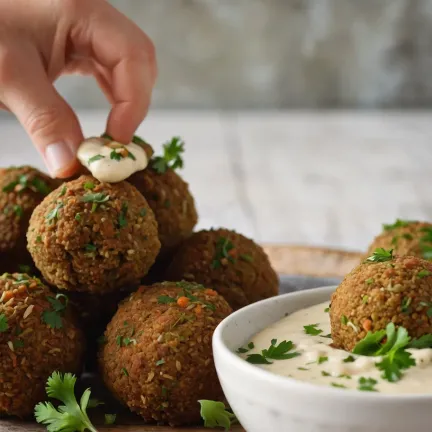 Aromatyczny falafel z komosy ryżowej i soczewicy: orientalna bajka w Twojej kuchni
