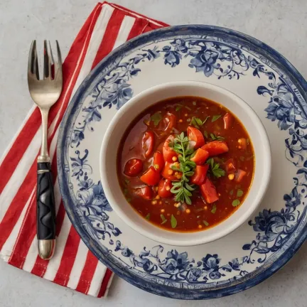 Okroshka with sprat in tomato sauce: an original summer recipe
