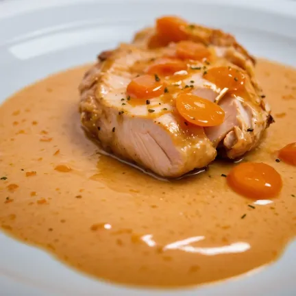 Tender chicken breast in creamy sauce: A recipe for gastronomic delight
