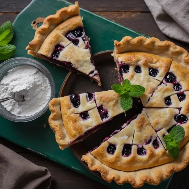 The secret to a fluffy blueberry pie: a recipe with magical frozen blueberries - MealWings