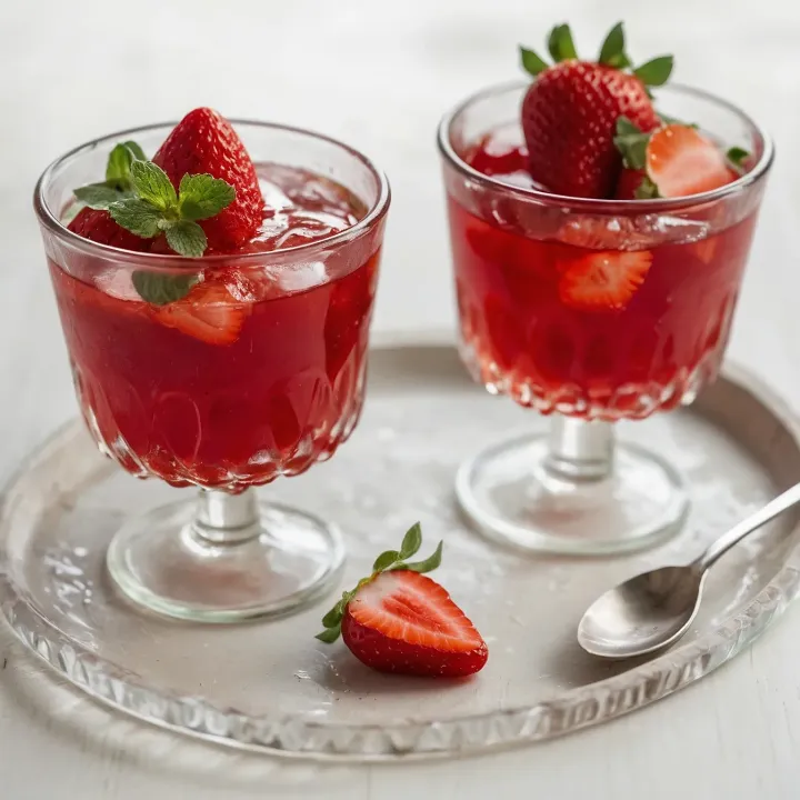 Delicate strawberry jelly - MealWings