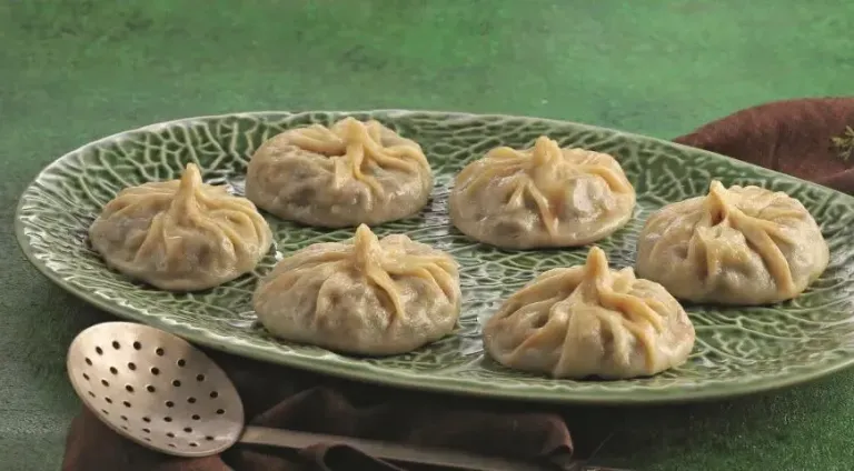Хинкали с острыми баклажанами