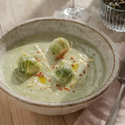Cream of Brussels Sprout Soup
