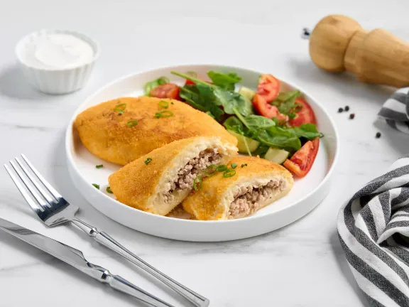 Картофельные котлеты с начинкой из фарша