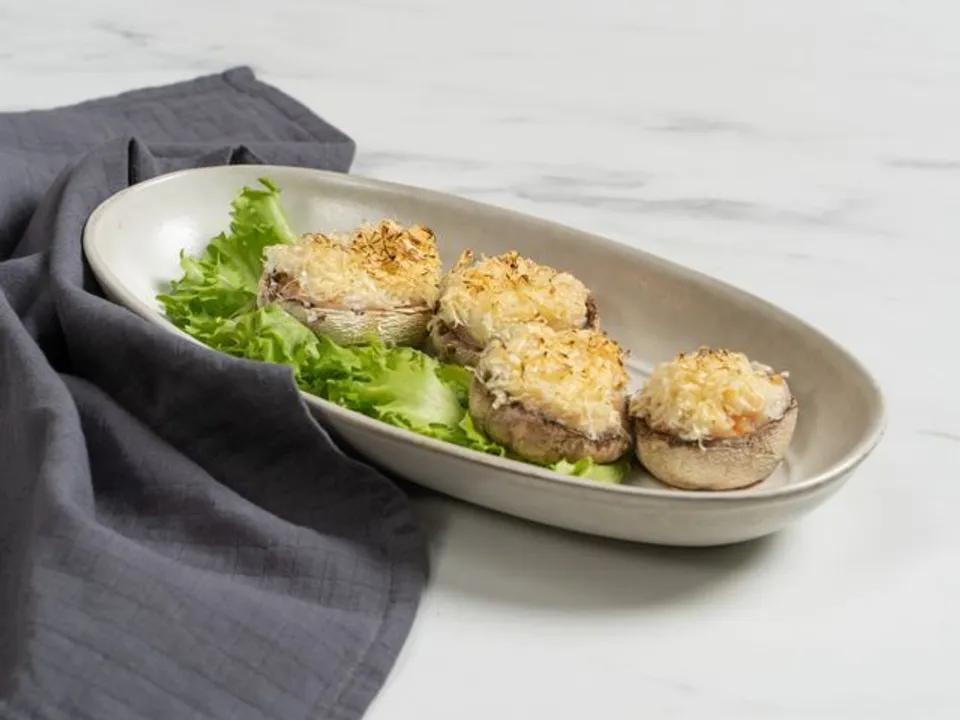 Mushrooms with Shrimp - MealWings