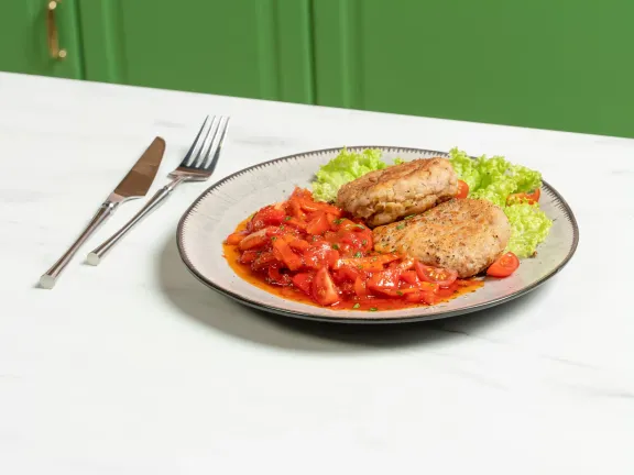Vegetable sauce for cutlets