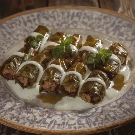 Lamb Dolma with Rice