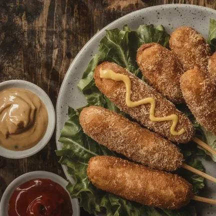 Deep-fried Pigs in a Blanket