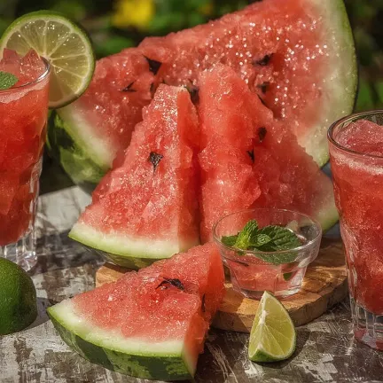 Koktajl z limonki i arbuza