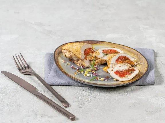 Faszerowane piersi kurczaka z piekarnika