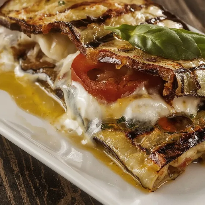 Szybka lasagne z bakłażana
