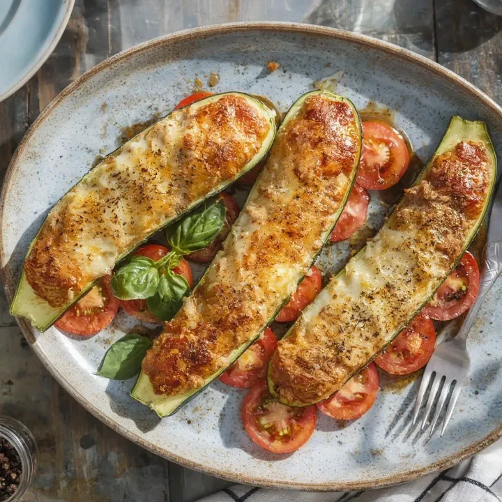 Zucchini with ground chicken - MealWings