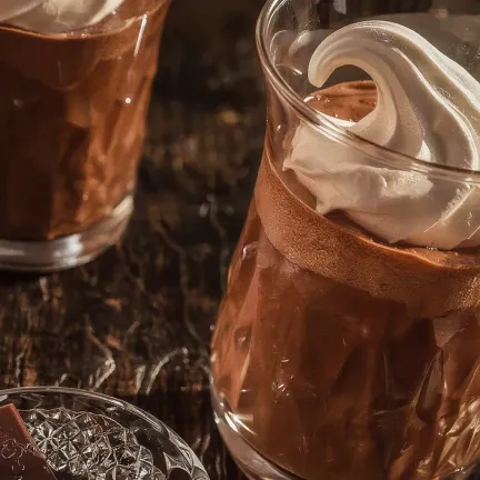 Hot chocolate with liqueur
