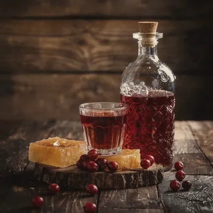 Miód pitny miodowo-żurawinowy