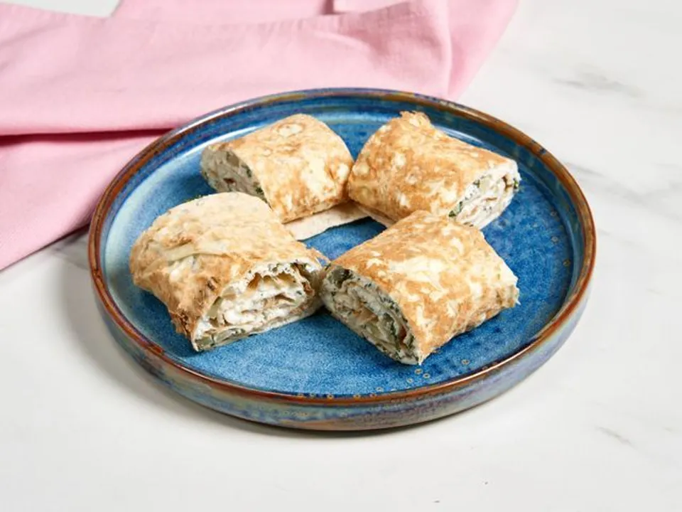 Cottage cheese filling in lavash - MealWings