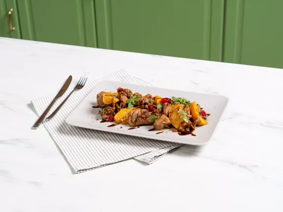 Гомілка індички на пательні