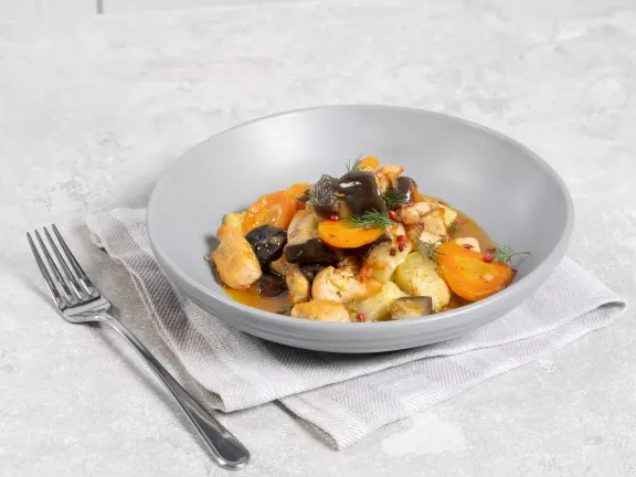 Рагу з курки з овочами