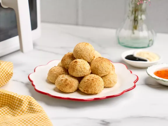 Сирні кульки в аерогрилі