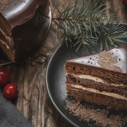 Торт Шоколадний медовик