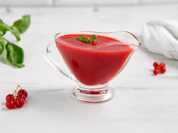 Redcurrant sauce for meat dishes