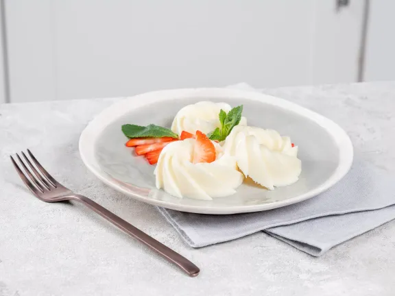 Dessert made from condensed milk