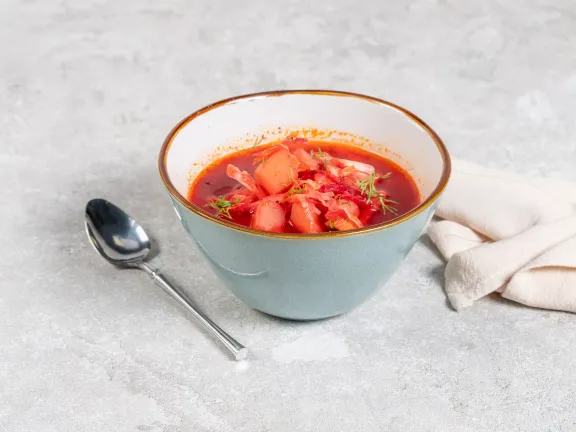 Смачний борщ з куркою