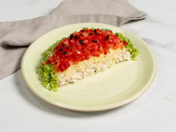 Салат «Кавунова скибочка»