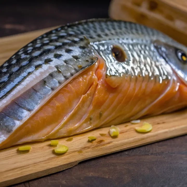 Get ready for culinary magic! First, carefully prepare the pike for baking: slowly clean it of scales, using a knife or a special tool. Carefully cut off the fins and tail to give the fish a more aesthetic appearance. Then make an incision along the belly and gently gut the pike, as if you are opening a secret chest.
