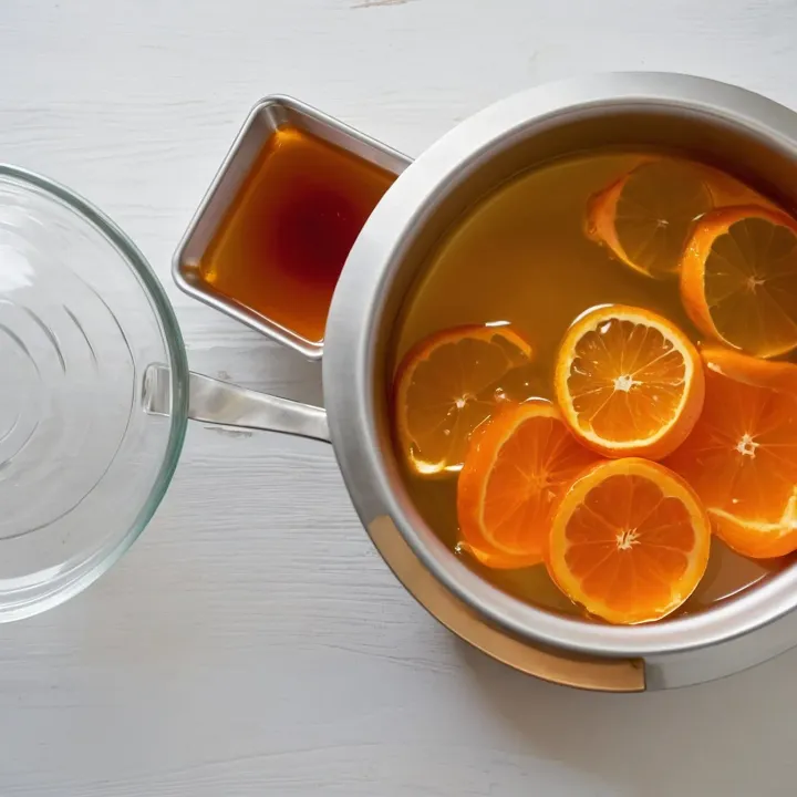 The time has come to delicately introduce the sugar, stirring carefully so that each crystal dissolves, as if succumbing to the magic of transformation. Then, increasing the heat, bring the jam to an active boil and let it simmer for about four minutes, so that the taste becomes rich and deep.
